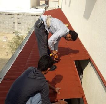 بناء مجالس وملاحق  وترميم مباني 